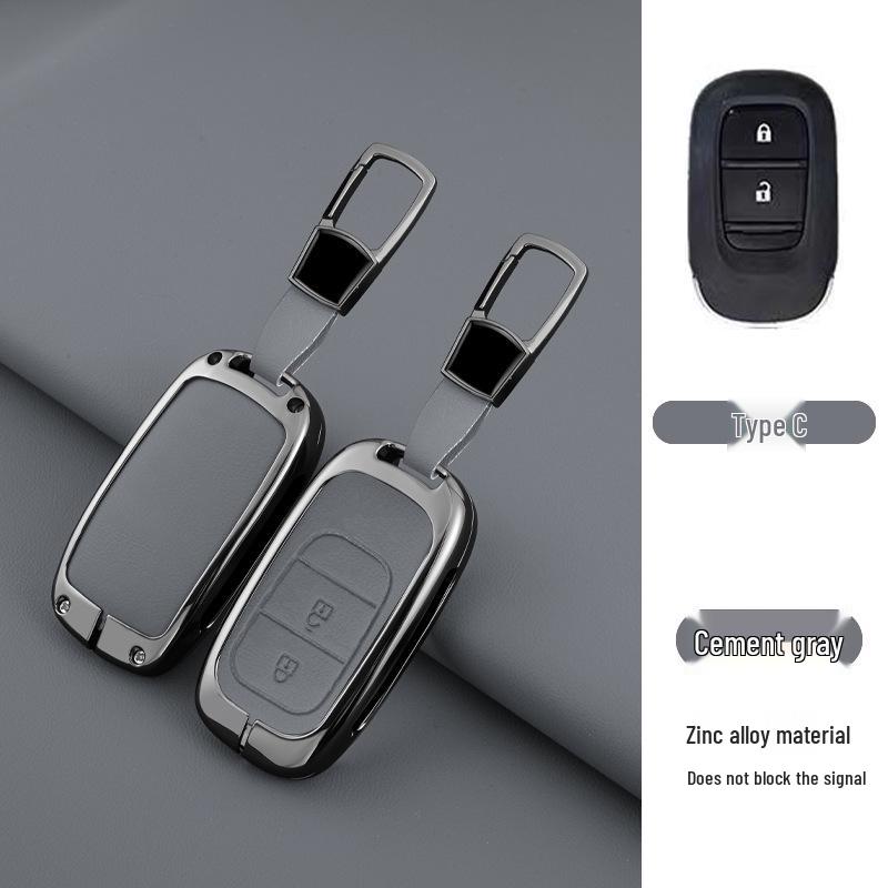 Stylish Metal Car Key Case for XRV, Fit, Vezel, URV, Fengfan, Xiangyu - Personalized Luxury Remote Shell Cover