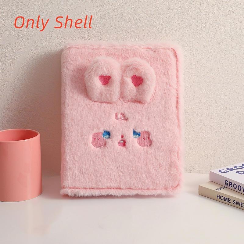 A5 Binder Photocard Holder Cute Plush Dog Cat Photo Album Kpop Idol Photocards Collect Book Student School Notebook Stationery