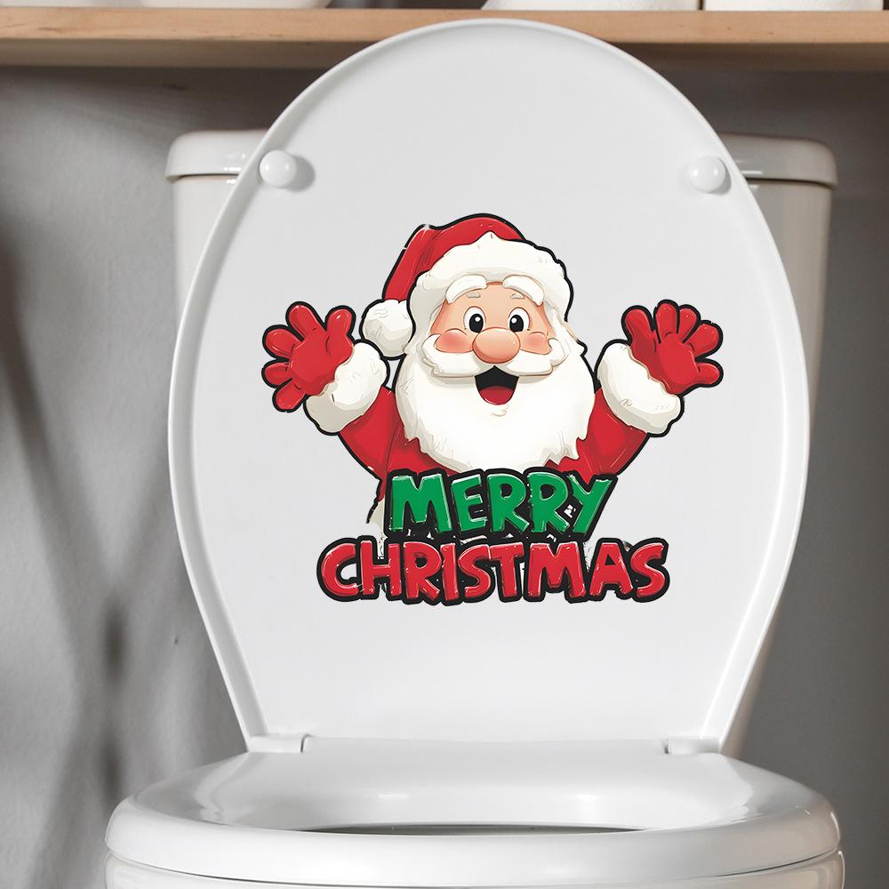Stickers for Beautifying The Entrance Wall of Santa Claus' Living Room