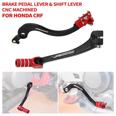 Motorrad CNC Schalthebel Schalthebelpedal Hinterer Fußbremspedalhebel Für Honda CRF250R CRF450R CRF450RX CRF250RX CRF 250 450 R RX JFG