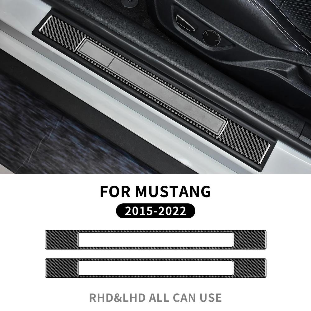 Real Carbon Fiber Dashboard Trim Panel for Ford Mustang 2015-2023 Interior