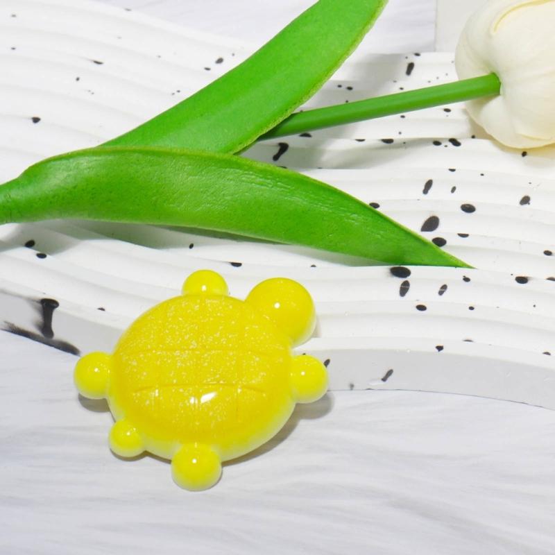 Leicht zu reinigende Silikonform Pudding/Schildkrötenförmige Form Epoxidharzformen Schmuckzubehör Herstellungsform für Bastelliebhaber