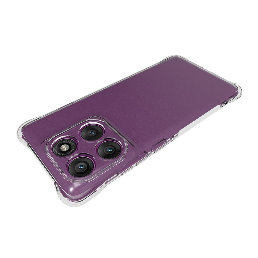 For Motorola Edge 60 Pro 5G Case WANLONFENG WL Series 2.0mm TPU Phone Cover with Tempered Glass Film