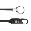 Bicycle Combination Lock Antitheft Security Helmet Lock Portable PVC Wrapped Steel Cable