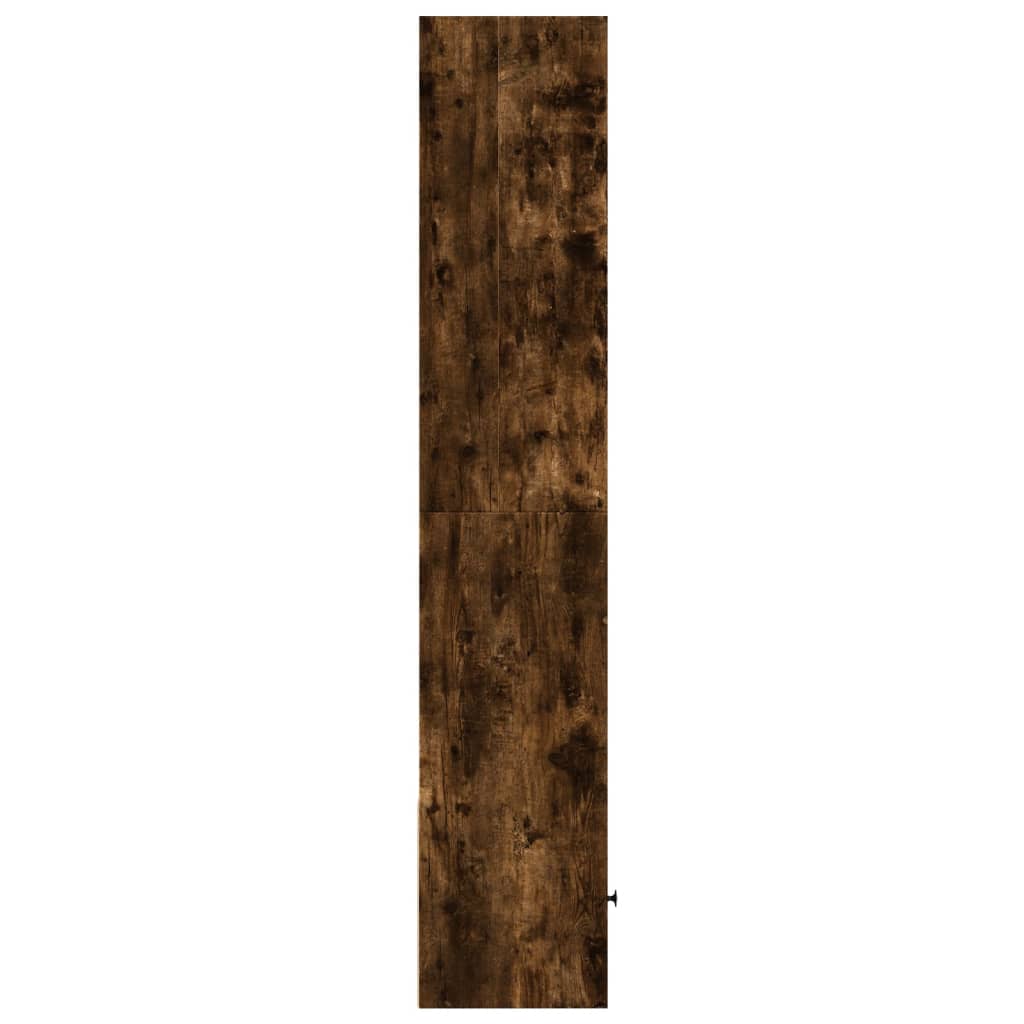 Bookshelf Smoked Oak 40x36x189 cm Engineered Wood