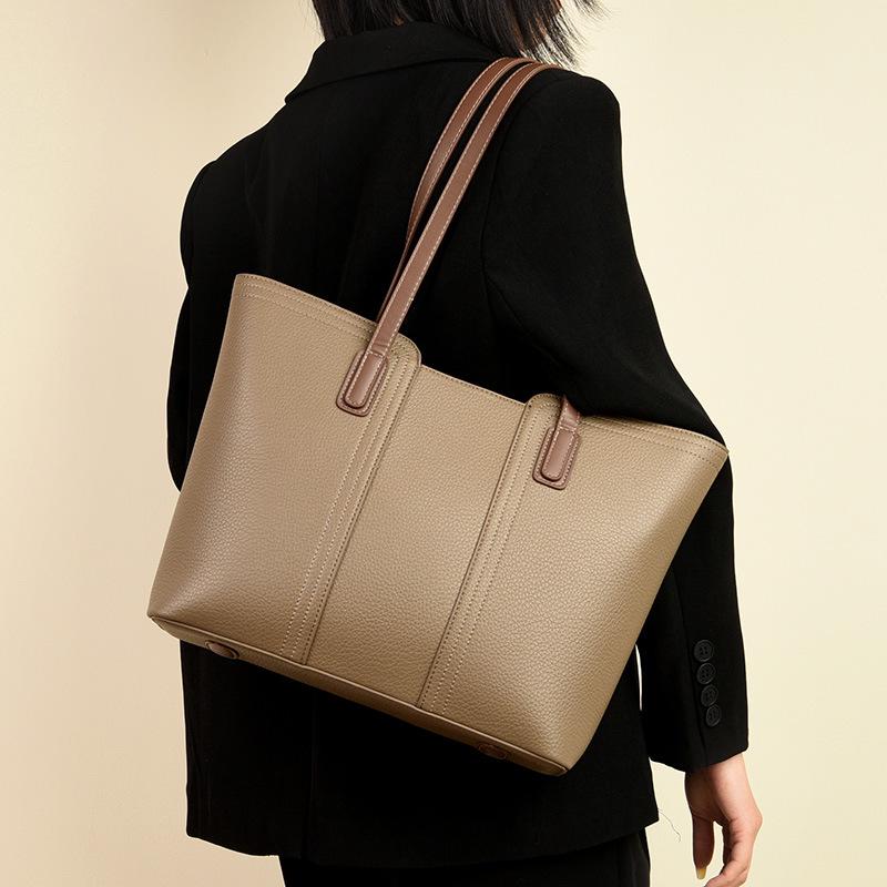 Women's Cross-Border Tote: 2026 Fashionable Large-Capacity Work Handbag