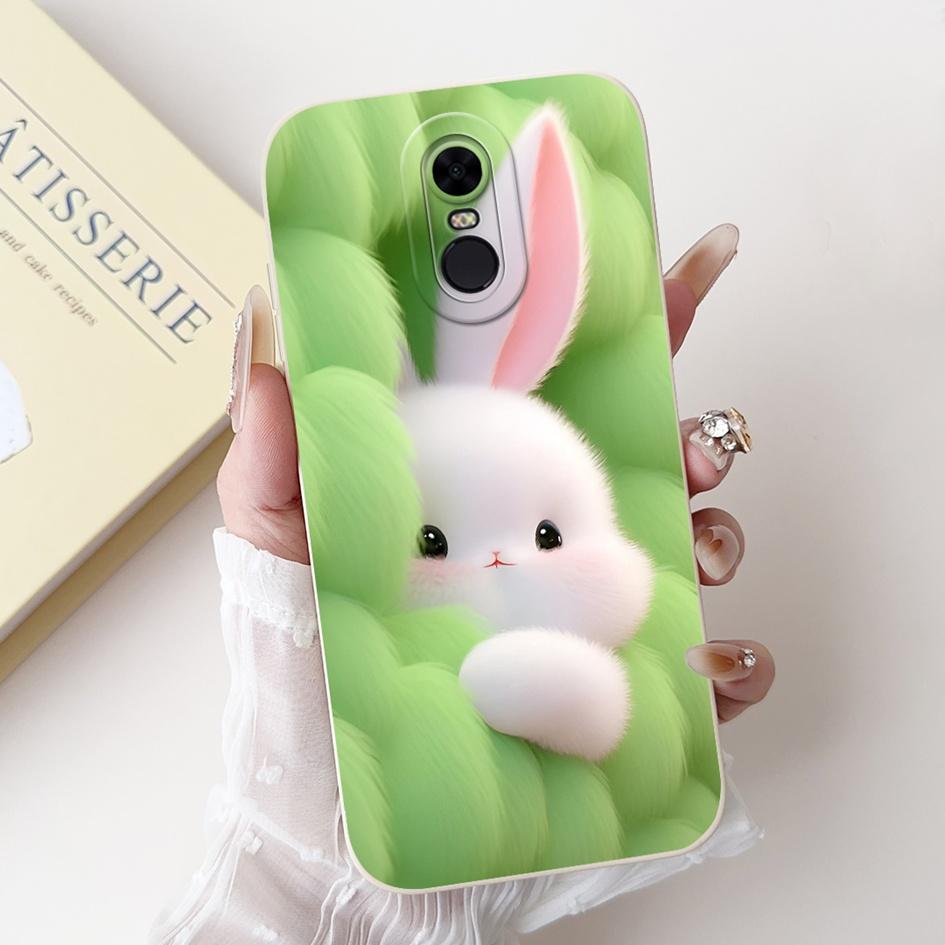 For Xiaomi Redmi 5 Case MEG7 MEI7 Capa Cute Rabbit Astronaut Soft Silicone Matte Phone Cover For Xiaomi Redmi 5 MDG1 MDI1 Fundas