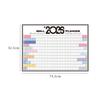 Kalender Zeitplan 2026 Kalender Wandkalender To-Do Liste Zeitplan Geeignet für Büro Zuhause Schule