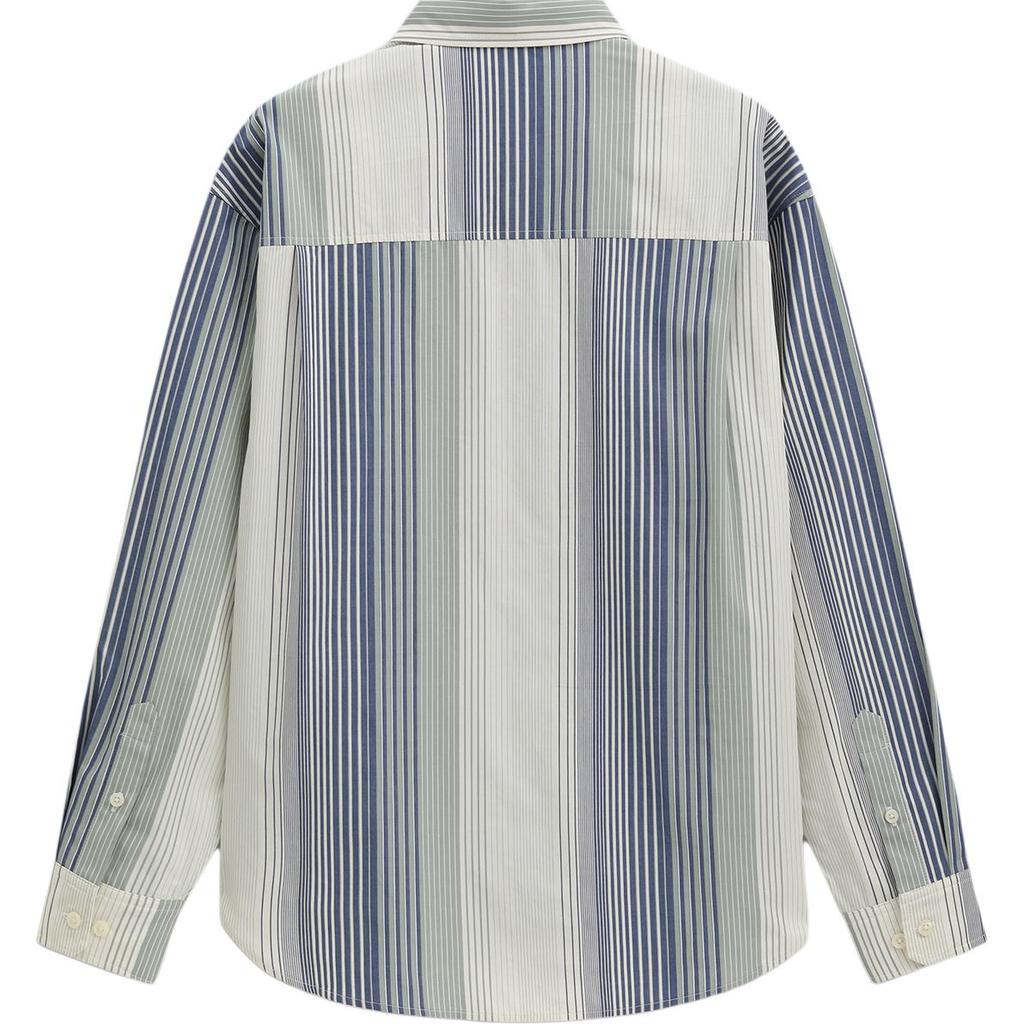 GAP Cotton Logo Embroidered Striped Loose Fit Polo Shirt Unisex shirts 854176