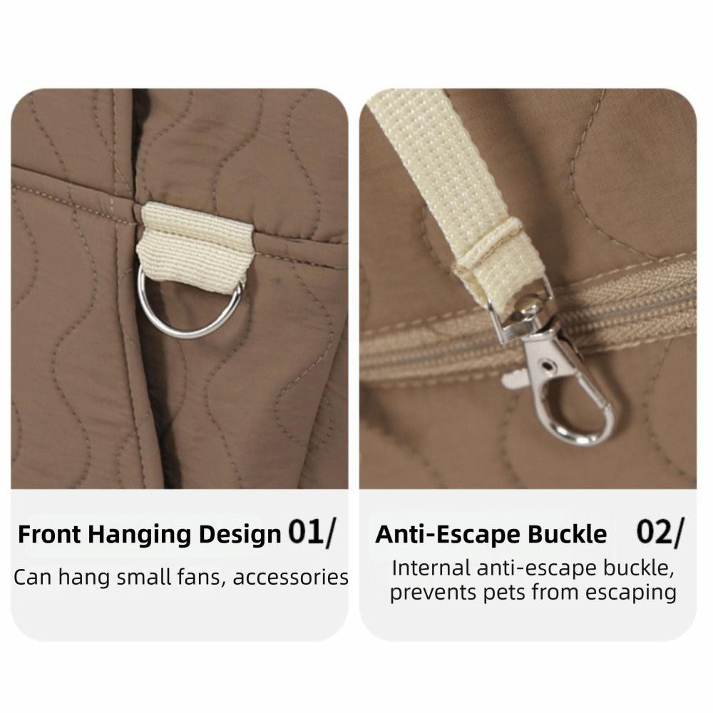 Side Ventilation Cat Carrier Backpack Adjustable Strap Cat Carrier Bag Dog Carrier Backpack  Hiking