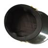 Black Security Guard Hat Carnivals Adult Soldier Hat Role Play Doorman Hotel Waiter Hat Adult Cosplay Party Black Hats