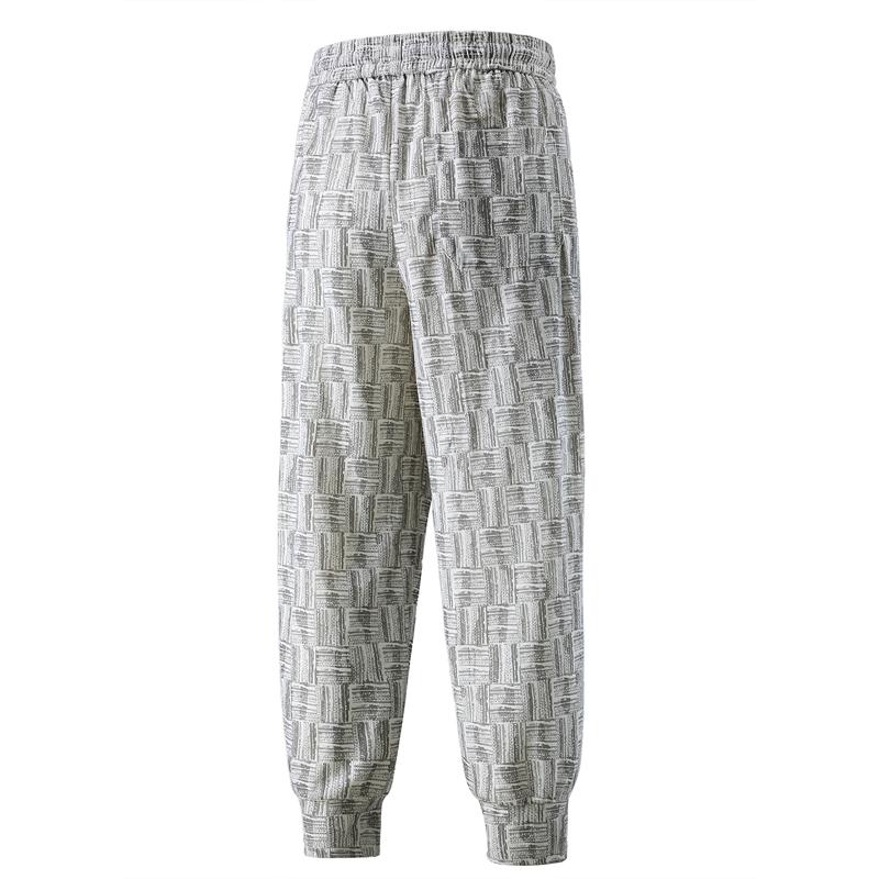 Nadměrná velikost 4XL-10XL Módní Oversize Kalhoty pro Muže Oblečení Ležérní Pružný Pas Dlouhé Kalhoty