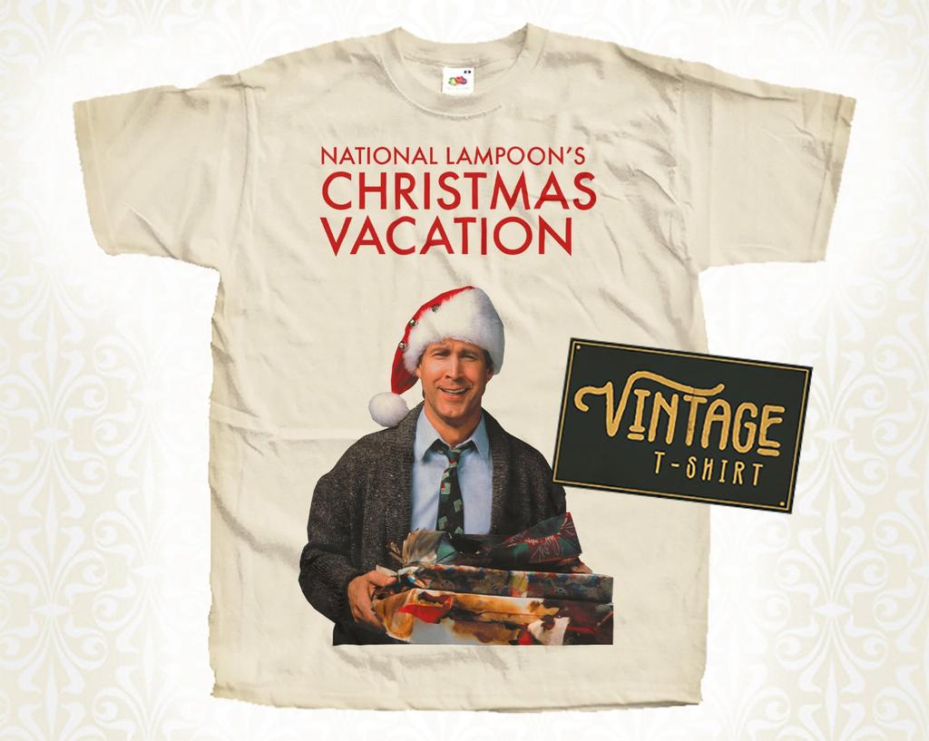 National Lampoon's Christmas Vacation V1 T-Shirt Vintage Natural color Men's T-Shirt DTG Digital Print SIZES S M L XL 2XL 3XL 4XL 5XL