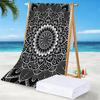 Skull Print Microfiber Beach Towel Quick Dry Absorbent Adult Bath Towel Sand Free Travel Towel Beach Essentials Gift Forvacation