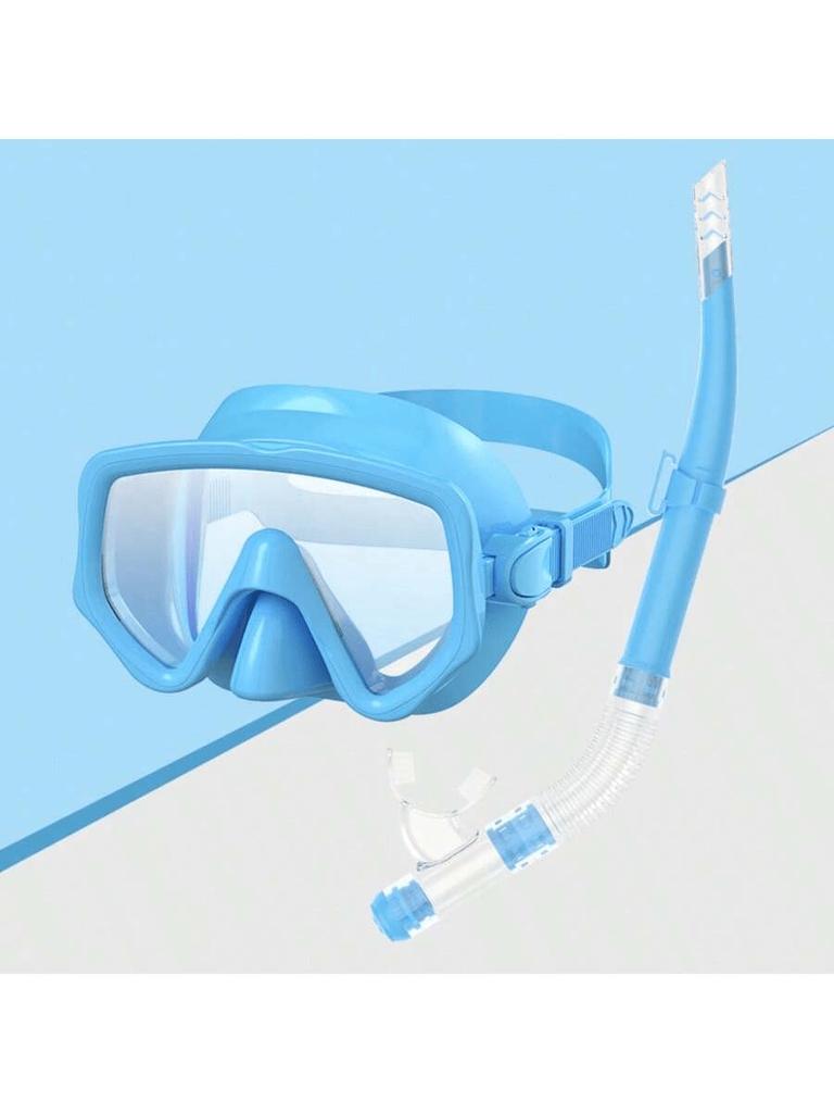 Diving Mirror Breathing Tube Set for Men and Women New Adult Large Frame Silicone Face Mirror Swimming Submarine Mask