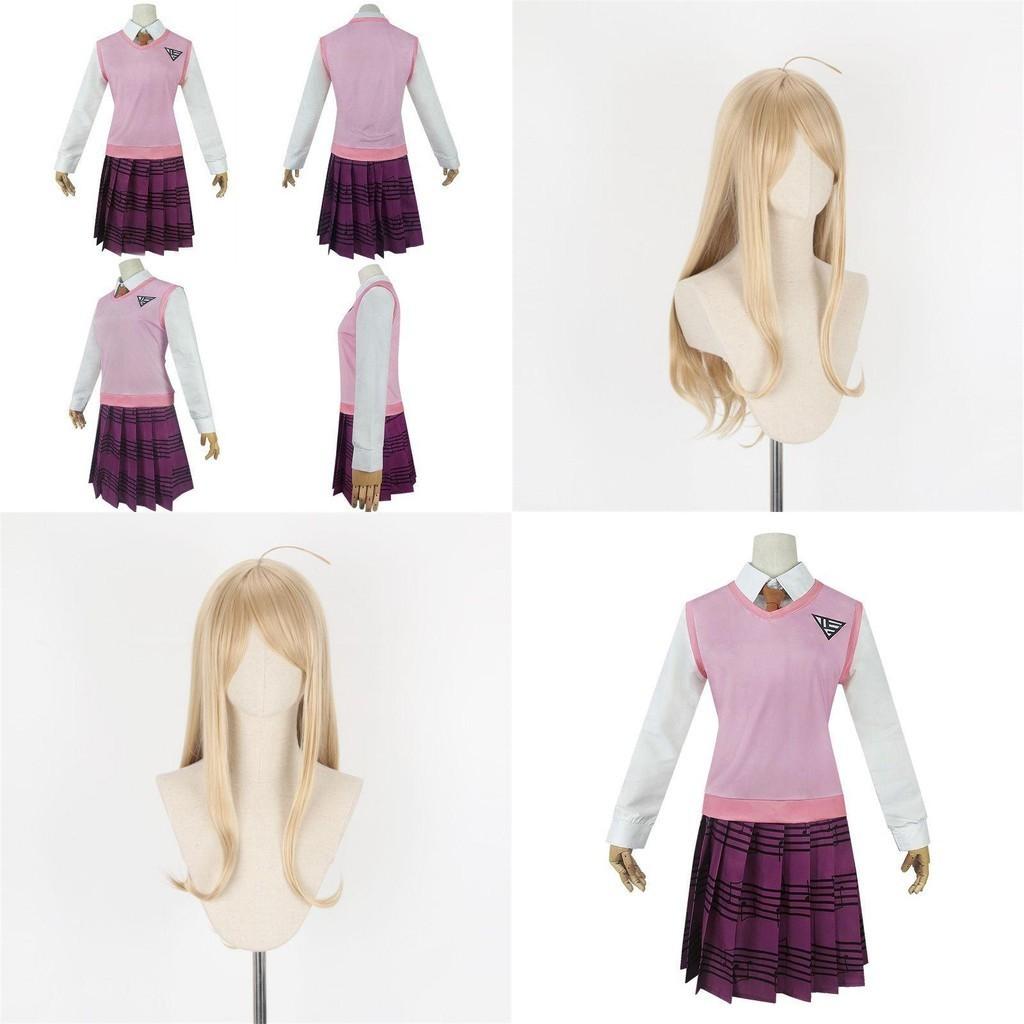 Danganronpa V3 Akamatsu Kaede Cosplay Costume Full Set Exquisite Uniform Design