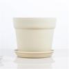 Shangqi Imitation Ceramic Plastic Planter Pot (2-Pack)