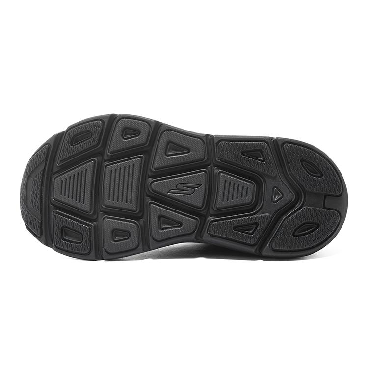 Skechers Fabric Velcro Simple Casual Outdoor Anti-Kick Wear-Resistant Low-Top Kids Running Shoes Kids sneakers Black 405030L-BKCC
