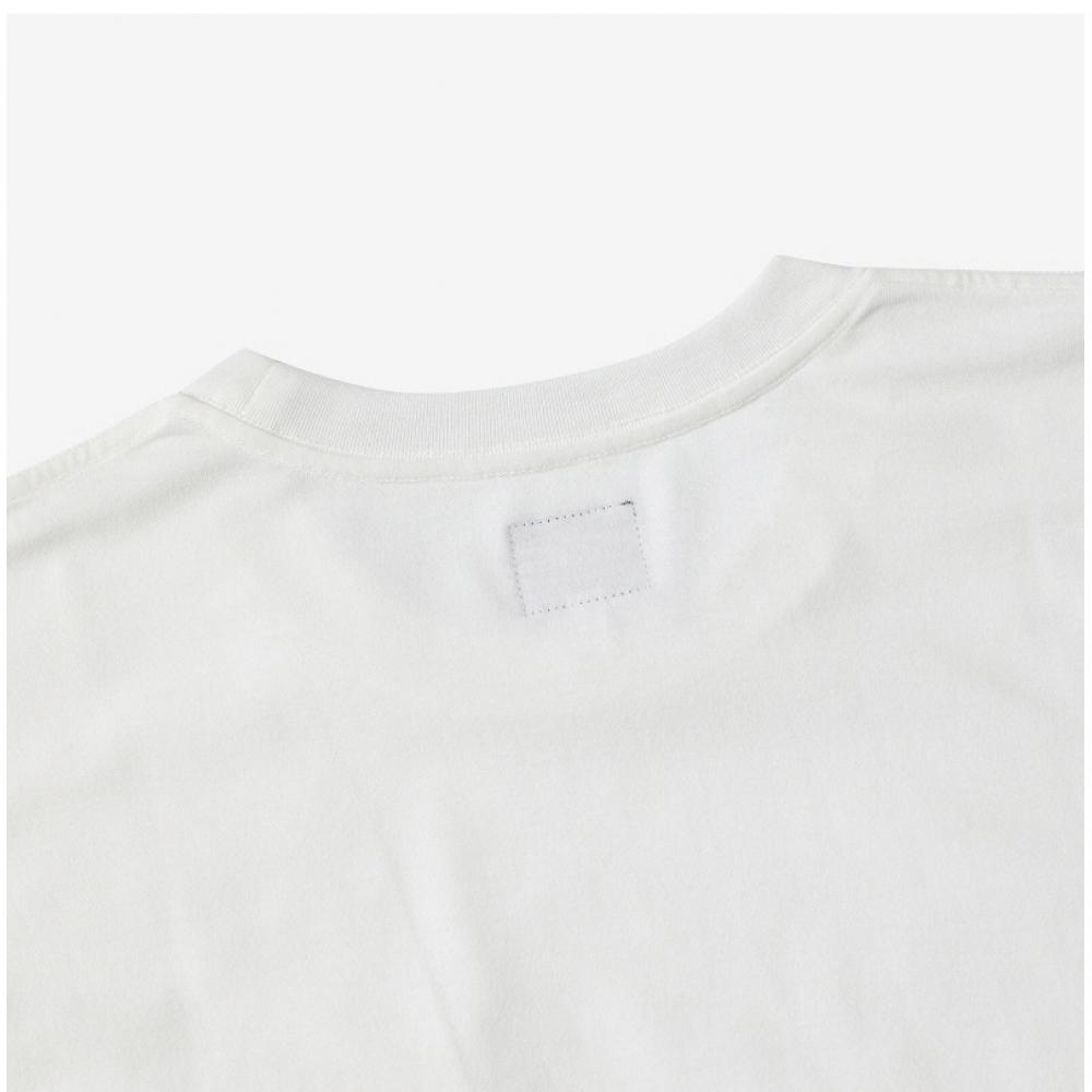 Nadeln Ot262 A Weißes Poly-Jersey Herren Kurzarm T-Shirt