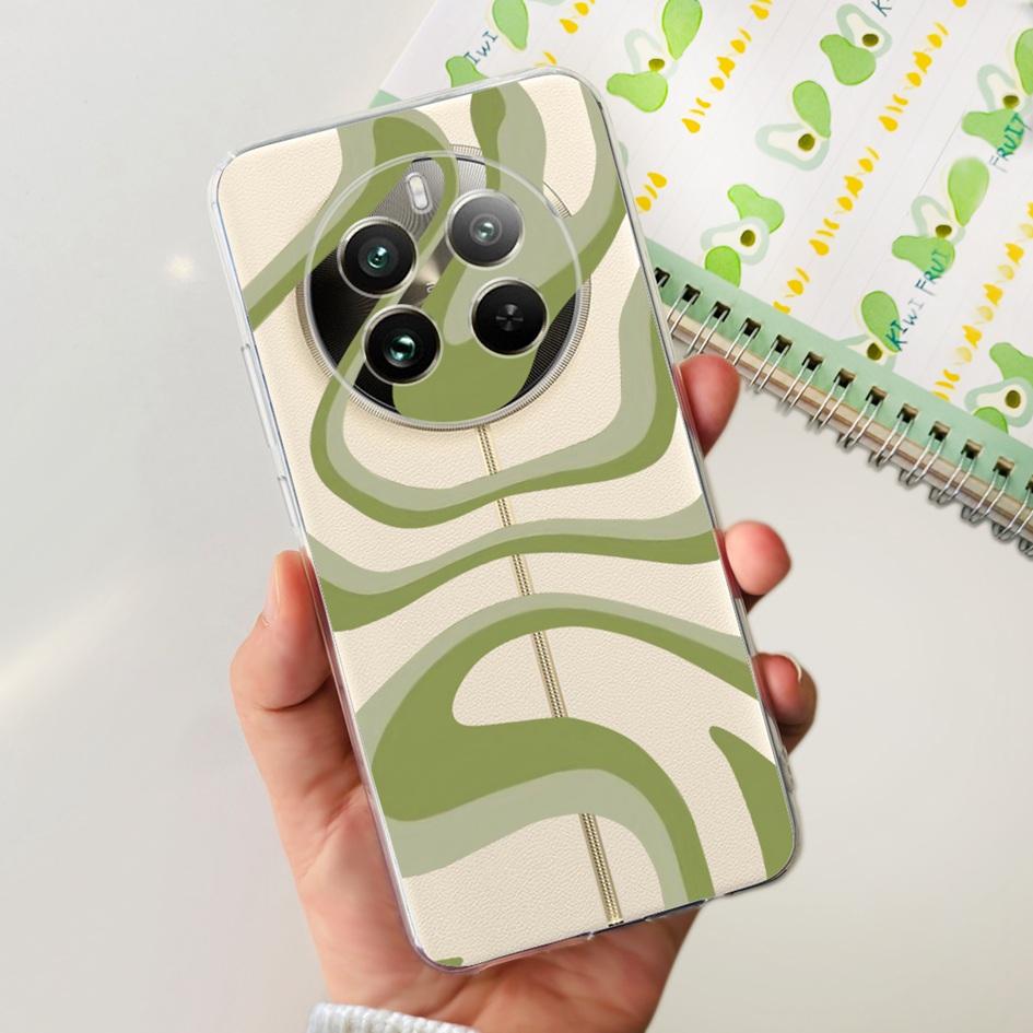 For Realme 12 Pro Plus Case Popular Flower Astronaut Soft Clear Silicone Phone Cover on Realme 12 Pro 5G 2024 Funda RMX3842 Case