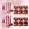 3Pcs/set Dual-head Lip Gloss Lip Liner Pencil 2-in-1 Set Waterproof Matte Velvet Non-smudge Dual-head Lip Glaze Lip Liner Lipstick Set