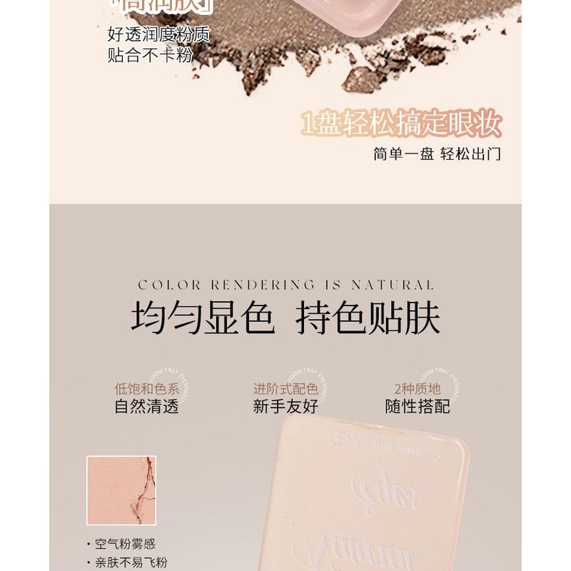 ROZO - Natural 4-Color Eyeshadow Palette - 4 Types