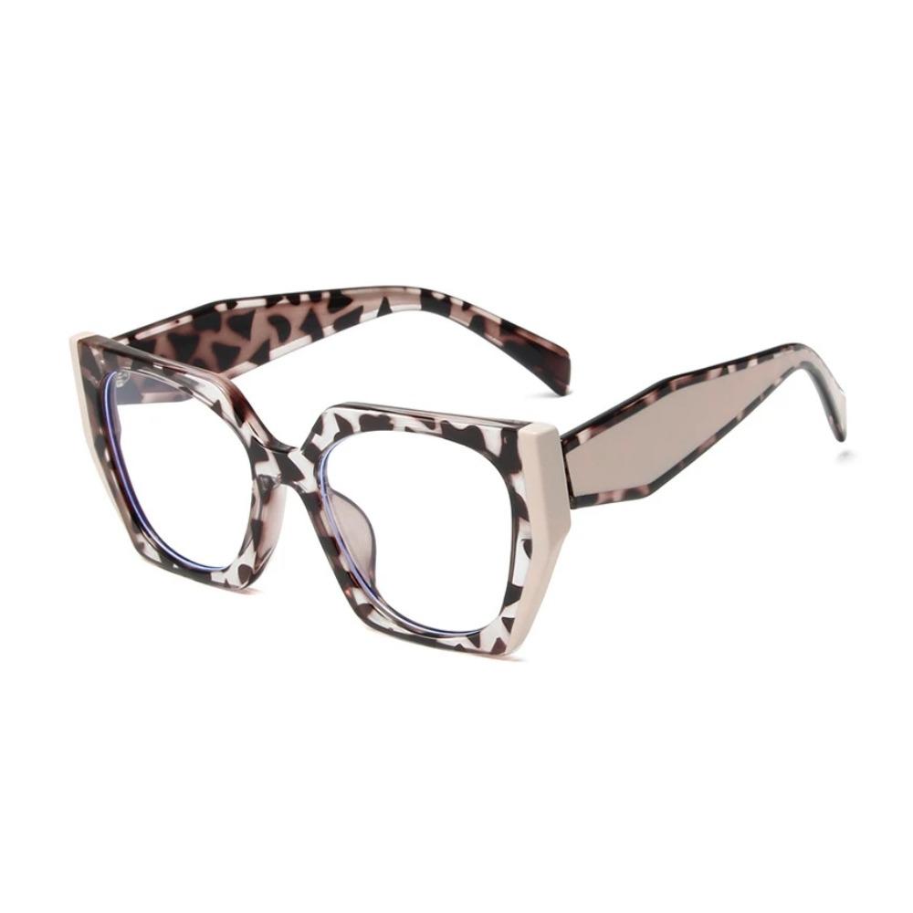 

Дизайнерские очки с леопардовым принтом и цветными вставками, защищающие от синего света, для женщин, «кошачий глаз», компьютерные очки, блокирующие синий свет