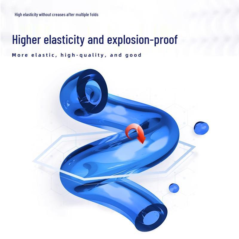 Pressure-Resistant Explosion-Proof PU Air Hose - Flexible, High-Pressure Air Pump Compressor Hose, Transparent Pneumatic, 6MM/12MM.