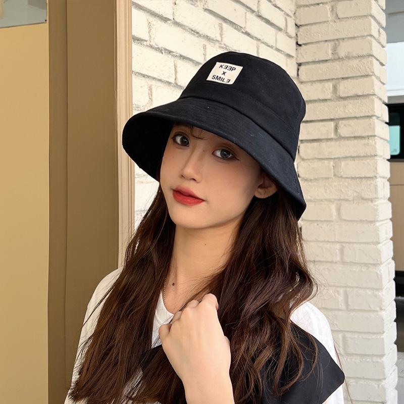 Versatile Women's Fashion Trend Simple Sunscreen Patch Personalized Sunscreen Hat Student Cute Sun Hat