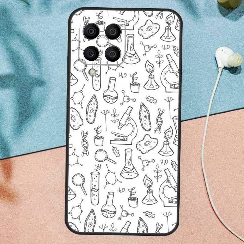Biology and Chemistry Case For Samsung Galaxy M33 M53 M13 M12 M32 M52 M06 M16 M36 M56 M15 M55 M31 M14 M35 M34 M54