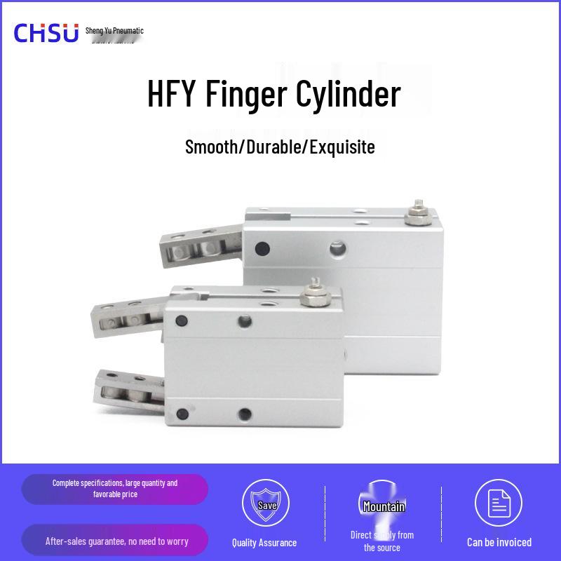 Airtac Pneumatic Finger Cylinder (HFY6, HFY10, HFY16, HFY20, HFY25/32D)