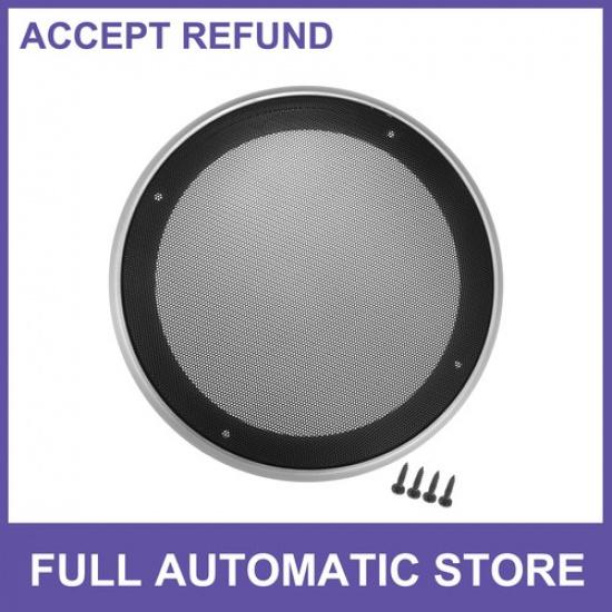 Одиночная 8-дюймовая сетка-решетка для автомобильного динамика, защитная сетка для сабвуфера, с винтами, универсальная