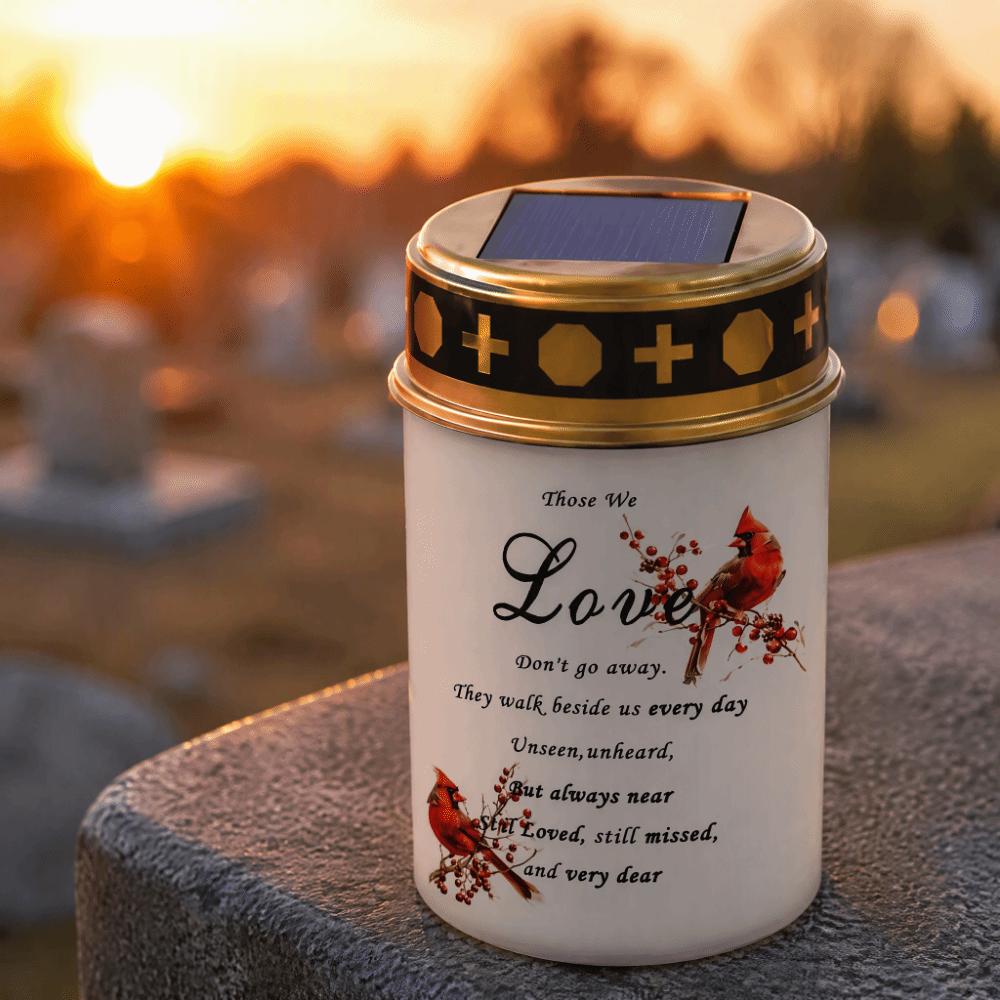 Flameless Memorial Grave Light AA Battery Powered DIY Assembly Kit Flameless Prayer Lamp Yard