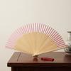 Summer Bamboo Folding Fan Chinese Style Decorative Bamboo Fan Handheld Fan  for Dance Performance