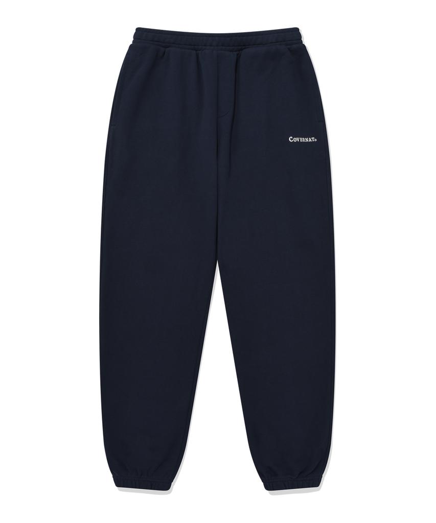 COVERNAT Authentic Logo Sweat Jogger Pants Navy