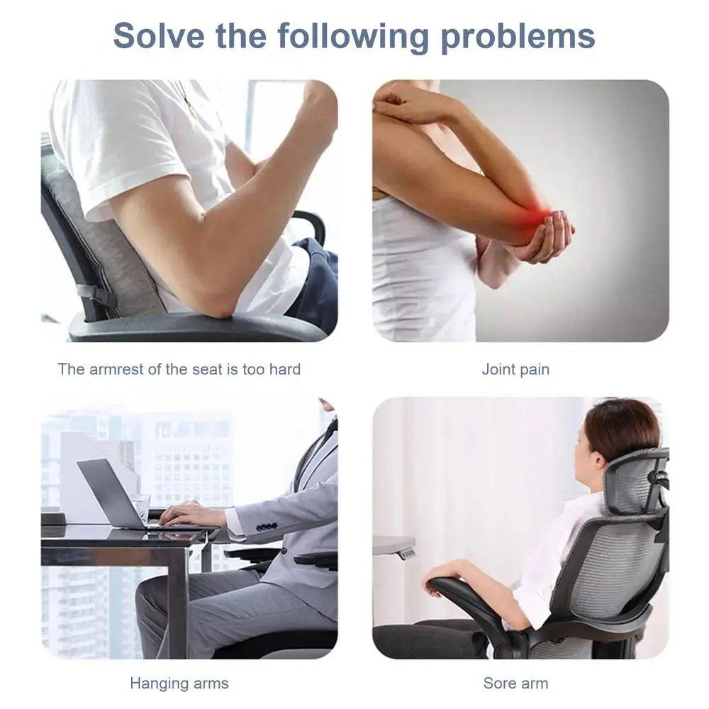 Comfortable Support Chair Armrest Cushion Washable Arm Rest Cover Elbow Armrest Pads  Wheelchair