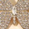 Butterfly Design Brooch Pin for Women Rhinestones Inlaid Brooch Pin for Dress Coat Shawl