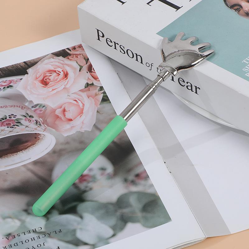 

Телескопическая чесалка для спины из нержавеющей стали зелёный