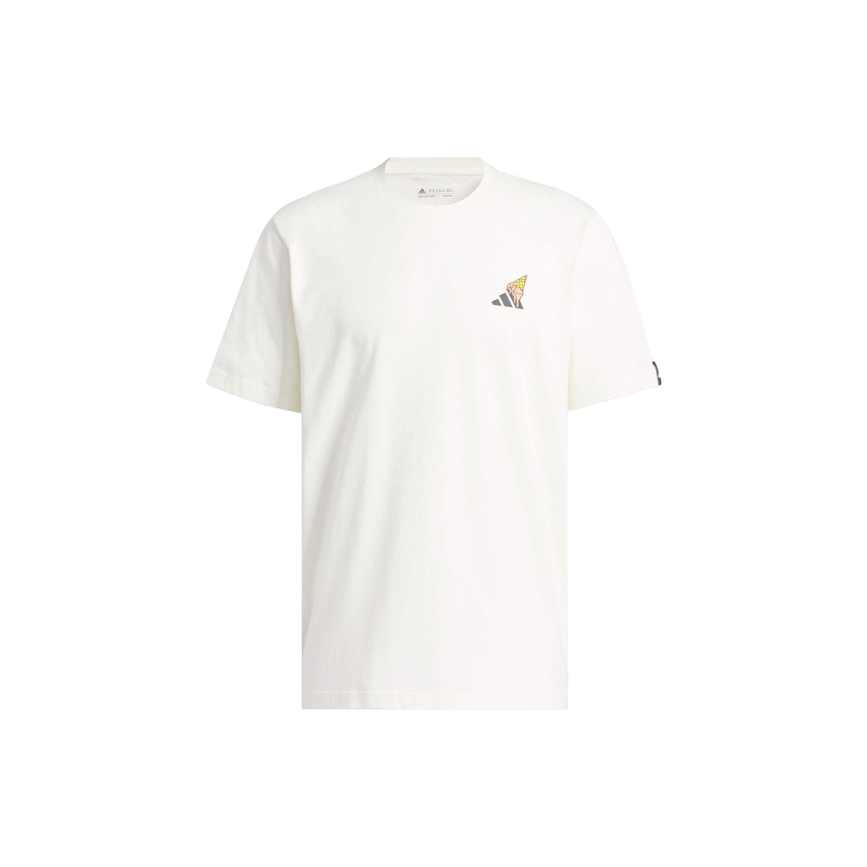 adidas Ice Cream Hoops Logo T-Shirt White Men s IN7442 XXL