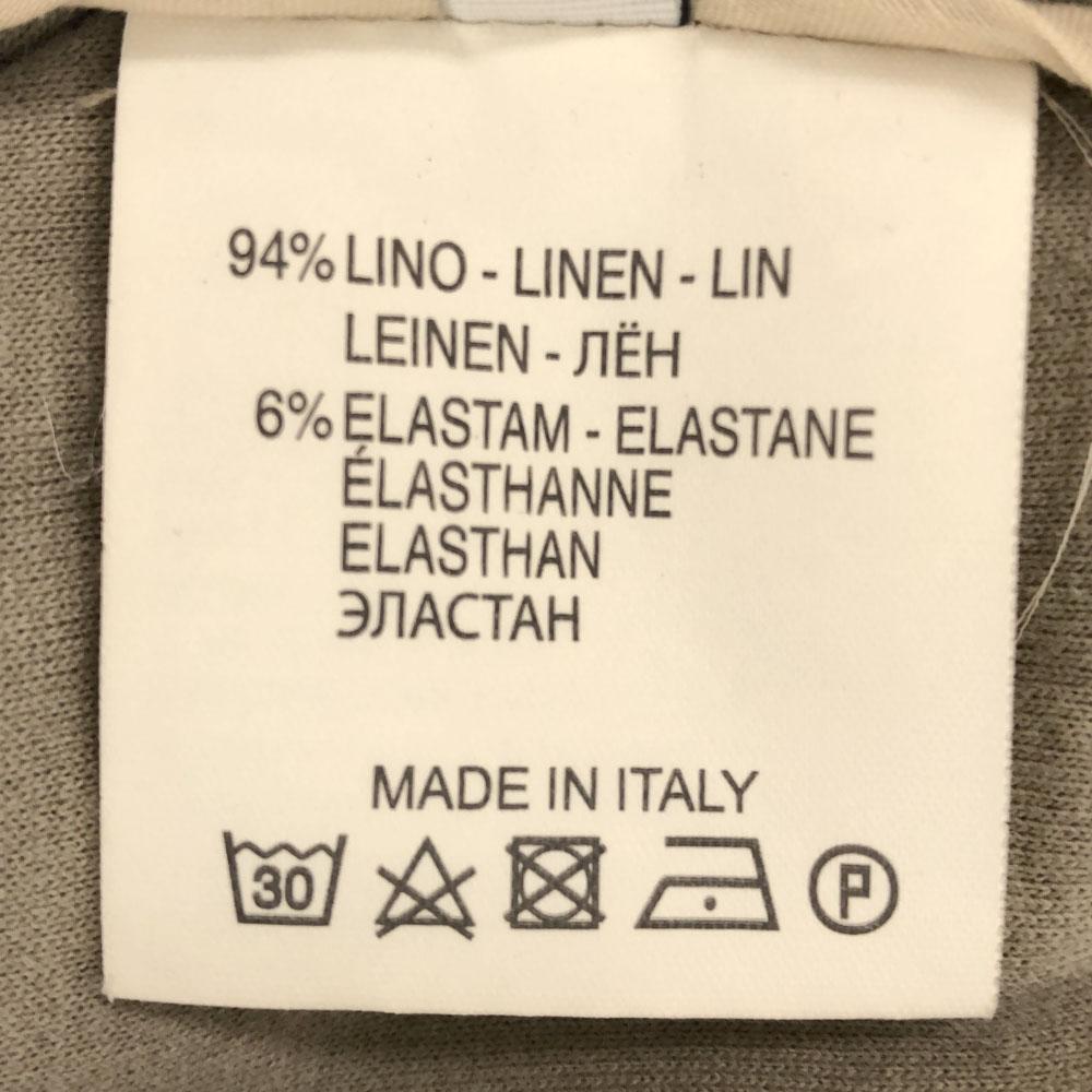 BALLANTYNE Linen Blend, Made In Italy Jacket 40 Beige Waist Belt Women Used