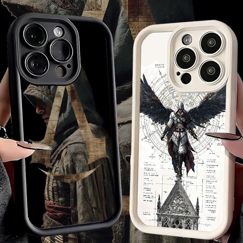 Phone Case for iPhone 17 Air 16E 15 16 Pro Max A-Assassins Game Creed Cover 14 Plus 13 12 Mini Soft Shell Silicone Fundas
