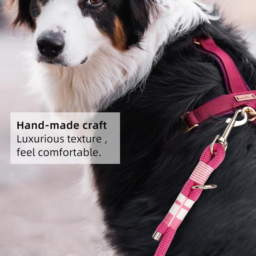 Multi-Functional Dog Leash Short Long Leashes Double Dog Leash Crossbody Waist Leash For Outdoor Walking Dog Leash Strong Rope