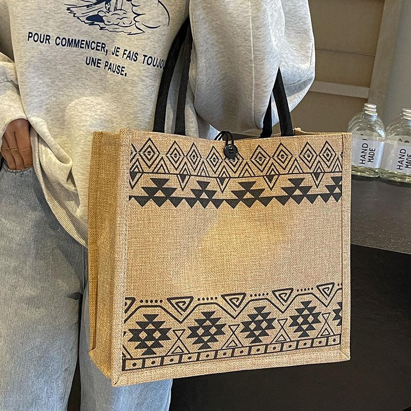 Large Capacity Mommy Bag Women's New Fashion Knitted Tote Bag Ins Open Handbag Shoulder Bag Women