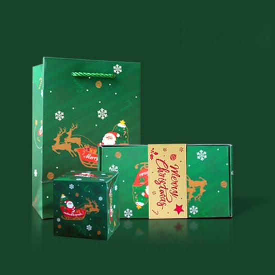 Eksplosjon Julegaveeske for Penger God Jul Brettbar Sprettende Gaveeske Pop-up Pengeboks for Festartikler