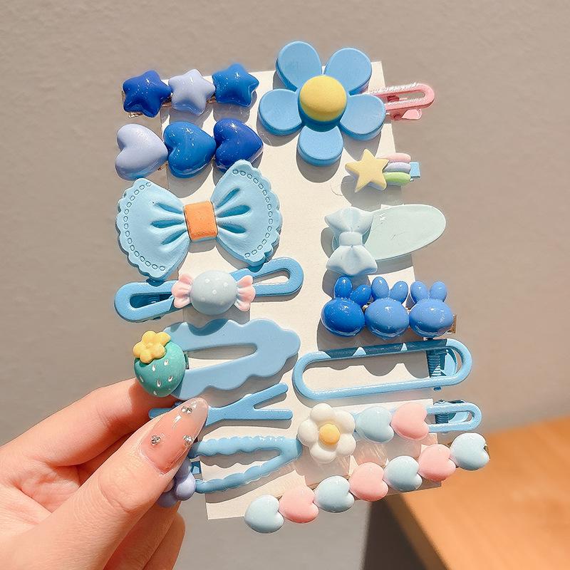 

2024 Красочные заколки-уточки для девочек - Милые заколки для боковых прядей и непослушных волос, Детские головные уборы