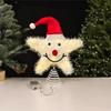 LED Light Xmas Treetop Star Decoration Glowing Christmas Tree Top Lights  Party
