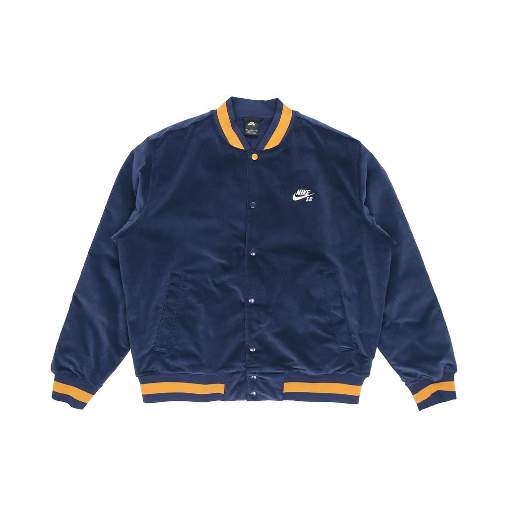 Nike SB Corduroy Skateboarding Logo Jacket Men Jackets Navy CK5445-410
