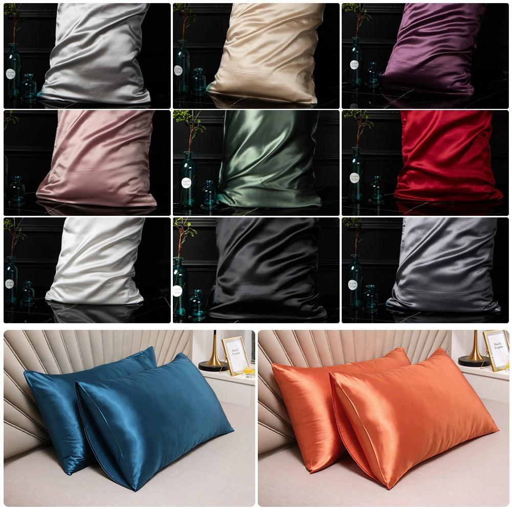 Pillow Case Bedroom Cooling Decoration Pillowcase Piped Edge Protector