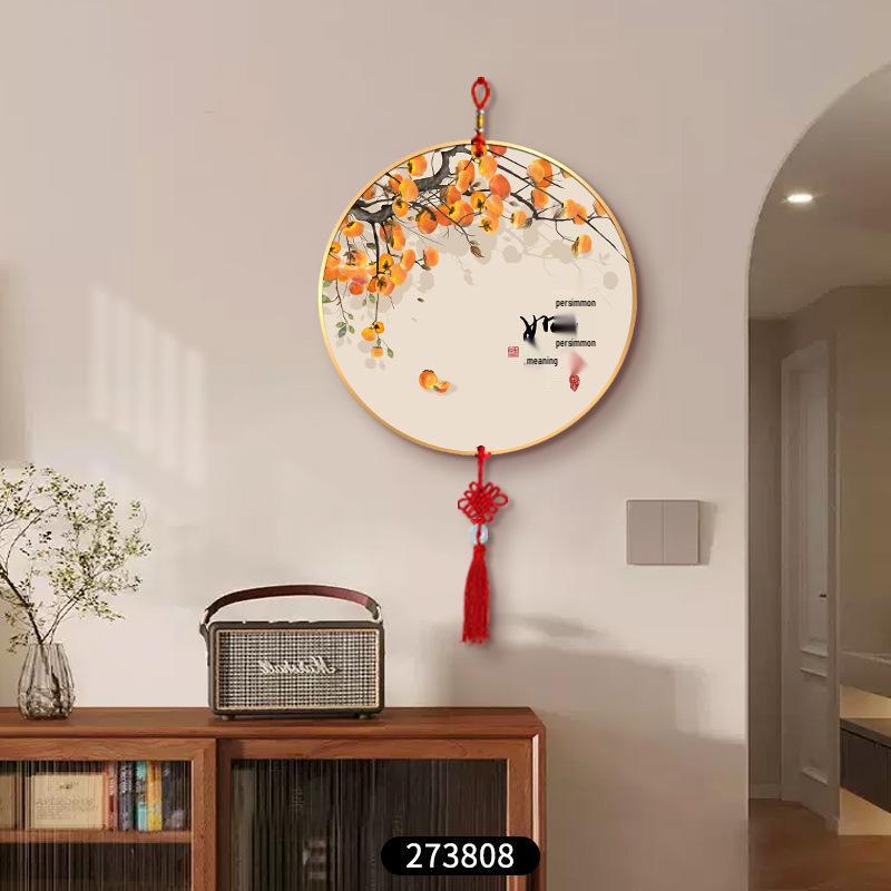 

Хурма Руи Китайский Узел Настенное Искусство - Круглая Декоративная Картина для Гостиной 30*30