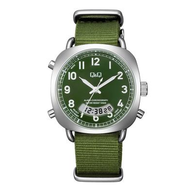 [Citizen Q&Q] Watch Q&Q Analog-Digital 50m Water Resistant A38A-003PK Green
